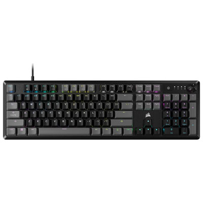 Corsair K70 CORE Backlit Mechanical Red Linear Gaming Keyboard - Carbon Grey - English