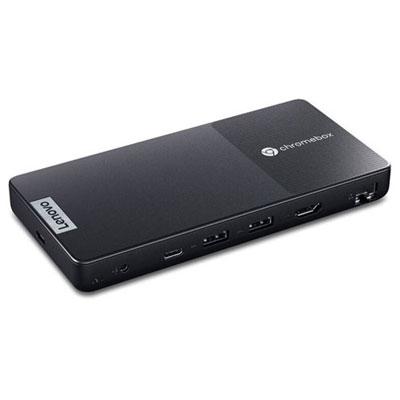 Boîte Ouverte - Micro Pc Chromebox De Lenovo - Noir (Celeron N4500 D'intel/ram 8 Go/ssd 32 Go/chromeos)