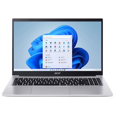 "Acer Aspire Lite 15.6"" Laptop - Silver (Intel N150/8GB RAM/512GB SSD/Windows 11)"
