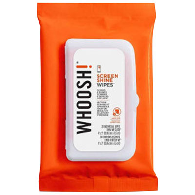 Whoosh Screen Shine Micro-Fibre Wipe Packet - 20 Pack Great Wipes!