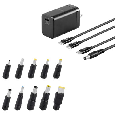 Trousse De Recharge Universelle Pour Portable De Logiix (Lgx-13833) - Noir