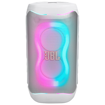 JBL PartyBox 130 Splashproof Bluetooth Wireless Party Speaker - White