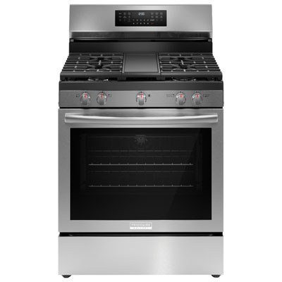 Frigidaire Gallery 30" 5.1 Cu. Ft. True Convection 5-Burner Free-Standing Gas Range (GCRG3060BF) - Stainless Steel Best yet