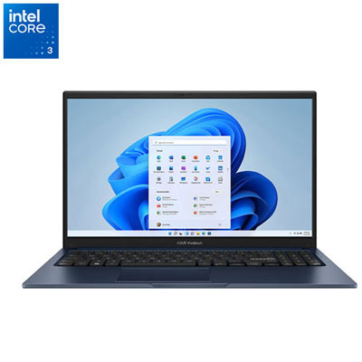 Boîte Ouverte - Portable De 15,6 Po Vivobook 15 D'asus - Bleu Calme (Core 3 100U D'intel/ram 8 Go/ssd 512 Go/windows 11 Famille)