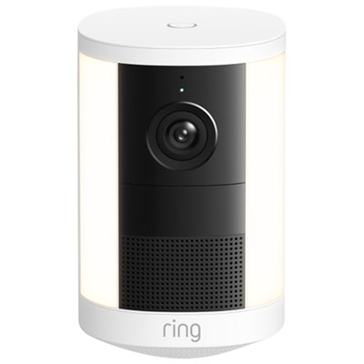 Ring Spotlight Cam (2nd Gen) (Battery) Wire-Free Wi-Fi 2K IP Camera - White
