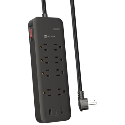 Parasurtenseur À 8 Prises Avec Ports Usb-A/usb-C D'ultralink (Ulpsp8B)