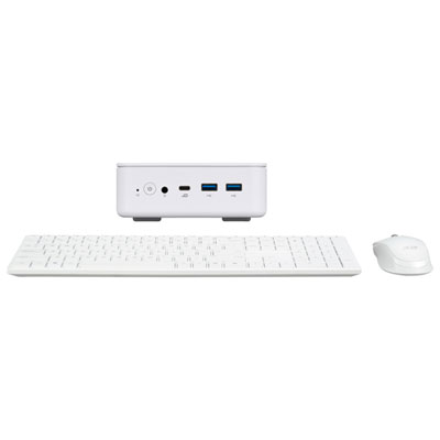 Acer Revo Box Desktop PC - White (Intel N150/8GB RAM/512GB SSD/Windows 11) - English