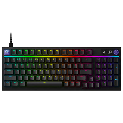 Logitech G316 X Backlit Mechanical Tactile Full-Size Gaming Keyboard - Black - English