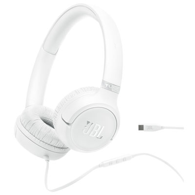 JBL Tune 530C USB-C On-Ear Headphones - White Great value and comfortable fit
