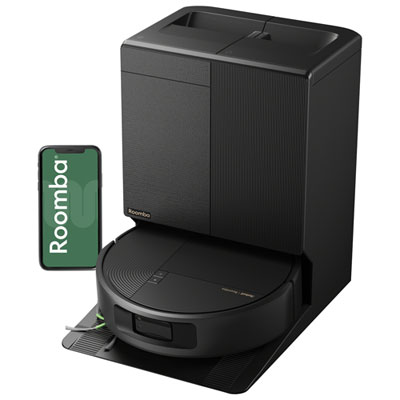 iRobot Roomba Plus 678 Combo Robot Vacuum & Mop for Multi-Surface with AutoWash, Auto-Empty Dock, Smart Mapping, 210 min - Black