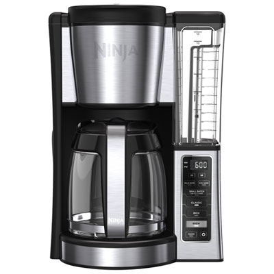 Cafetière À Filtre Programmable De Ninja - 12 Tasses - Acier Inoxydable/noir 