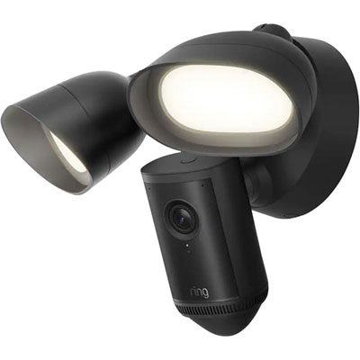 Caméra De Sécurité Wi-Fi Ring Floodlight 4K Ultra Hd Avec Cache De Confidentialité - Vision Nocturne En Couleur, Communication Bidirectionnelle - Noire Love love love this outdoor surveillance