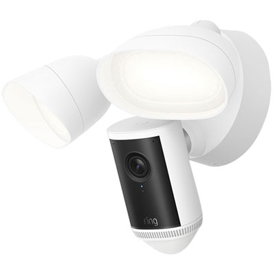 Ring Floodlight 4K Ultra HD Wi-Fi Security Camera with Privacy Cover - Colour Night Vision, Two-Way Talk - White Great security cameras