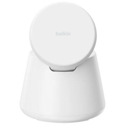 Belkin UltraCharge 3-in-1 25W Qi2 Wireless Magnetic Charging Stand - White I've been in search of the best solution for her especially since she has a Galaxy Watch & Pixel phone