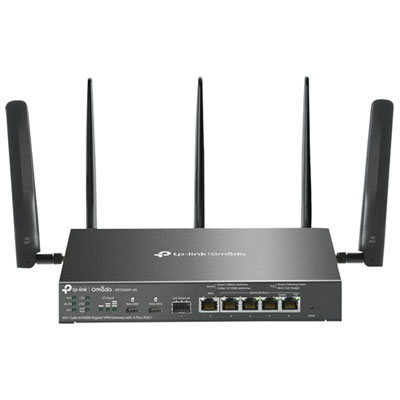TP-Link Simultaneous Triple-WAN WiFi 6 4G+ LTE Cat 6 VPN Router (ER706WP-4G)