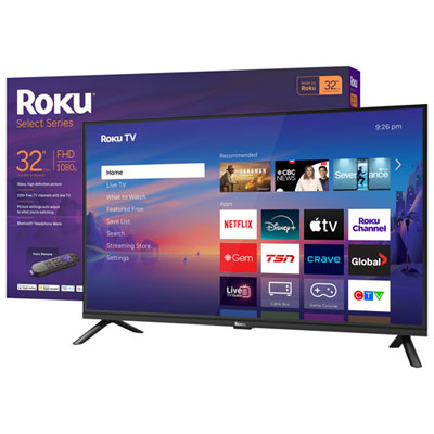 Roku 32" R3 Select Series 1080p HD Dolby Atmos LED Roku OS Smart TV (32R3E5CA) - 2026 - Great for Streaming Love this 32 inch Roku tv