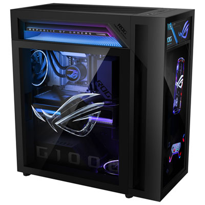 ASUS ROG GM1000TY Gaming PC (AMD Ryzen 9 9950X3D/64GB RAM/2TB SSD/GeForce RTX 5080 ROG OC/Windows 11) - Only at Best Buy