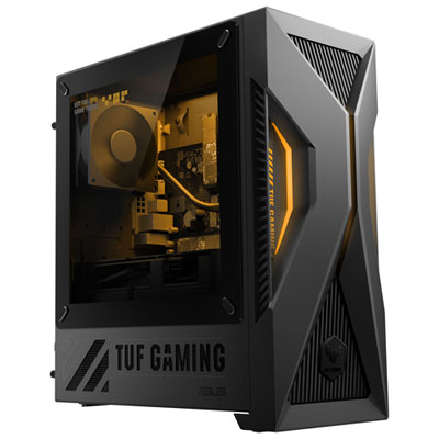 ASUS TUF TM500MHC Gaming PC -Solar Eclipse Grey (AMD Ryzen 5 220/16GB RAM/512GB SSD/GeForce RTX 3050/Win 11) - Only at Best Buy