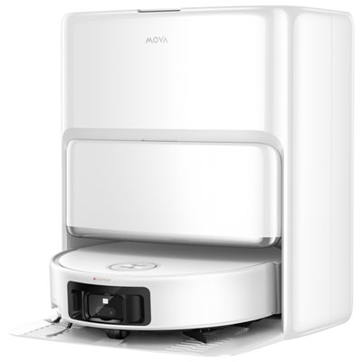 Mova Z60 Ultra Roller Standalone Cordless Robot Vacuum & Mop Smart Mapping, 220 min Runtime - White Great product!
