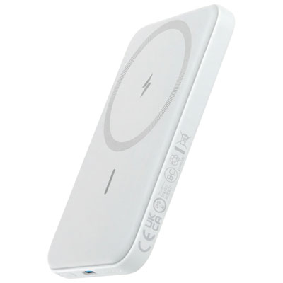 Anker MagGo 5000 mAh Magnetic USB-C Power Bank - White