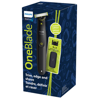 Philips OneBlade Holiday Limited Edition Wet & Dry Grooming Kit - Sigma Black