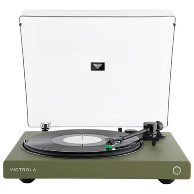 Victrola Wave Belt Drive Bluetooth Turntable with Auracast - Green