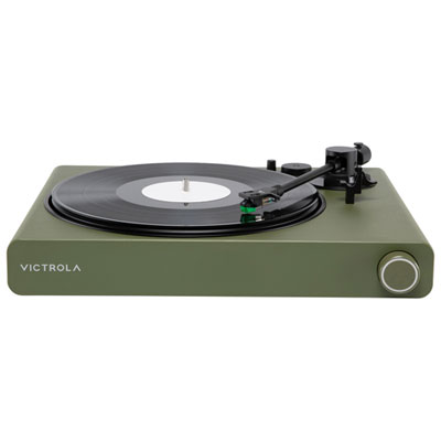 Victrola Stream Onyx Belt Drive WiFi & Bluetooth Turntable - Green