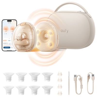 Anker eufy S2 Pro Wearable Single Electric Breast Pump with Heated Massage