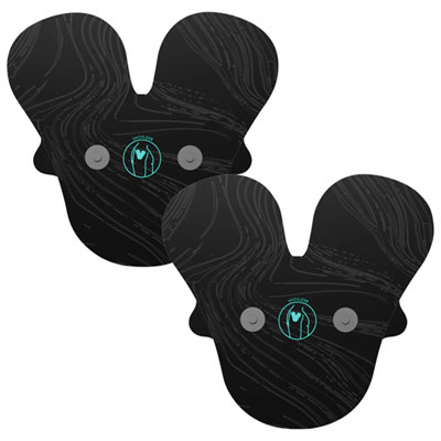 Chirp Halo Shoulder Pad for Halo Wireless Muscle Stimulation System - 2-Pack - Black