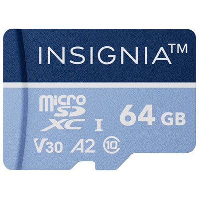 Carte Mémoire Insignia Microsdxc De 64 Go À 200 Mo/s - En Exclusivité Chez Best Buy Great SD Card!