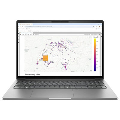 "HP ZBook 8 16"" 60Hz Touchscreen Copilot+ PC Laptop - AMD Ryzen AI 9 HX PRO 470 - 64GB DDR5 RAM - 1TB SSD - Win11 Pro - En - Meteor Silver"