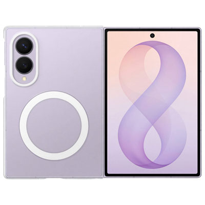 Samsung Fitted Hard Shell Case with Magnet for Galaxy Z Fold8 - Clear