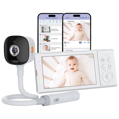 Hubble Connected GoBaby AI Portable Pro 5” Baby Monitor w/ Sleep Tracking, Night Vision & 2-Way Communication (HB588AI) We love Hubble!!
