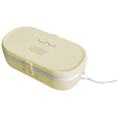 UVI Portable Self-Heating Lunch Box with Built-In UV Light Sanitizer - Sunshine