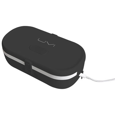 UVI Portable Self-Heating Lunch Box with Built-In UV Light Sanitizer - Charcoal