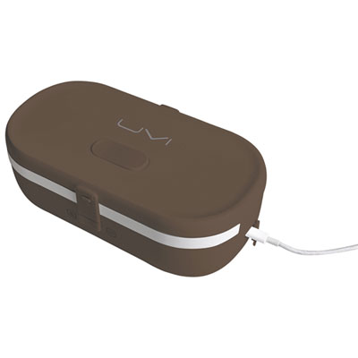 UVI Portable Self-Heating Lunch Box with Built-In UV Light Sanitizer - Coffee Bean