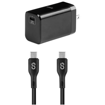LOGiiX 65W Universal Laptop Charging Kit with USB-C Cable (LGX-13777) - Black