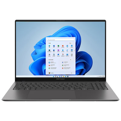 "ASUS Vivobook S16 16"" Copilot+ PC Laptop - Snapdragon X - 8GB LPDDR5X - 256GB SSD - Windows 11 Home - Matte Grey"