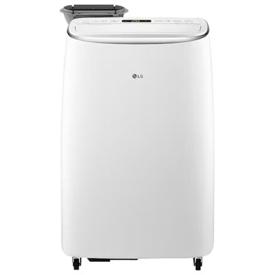 LG Portable Air Conditioner - 10000 BTU (450 sq ft Coverage) - 55dB, Remote - White