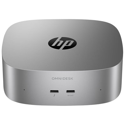 HP OmniDesk Mini Desktop PC - Smoke Silver - Intel Core Ultra 7 356H, 16GB Memory, 512GB SSD, Win 11
