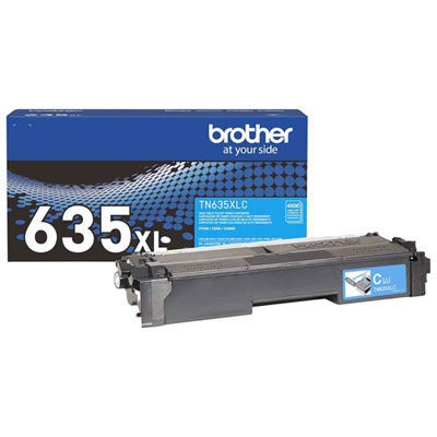 Brother High Yield Cyan Toner (TN635XLC)
