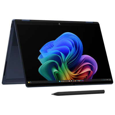 "HP OmniBook X Flip 14"" Touchscreen 2-in-1 Laptop - Intel Core Ultra 7 355 - 16GB LPDDR5x RAM - 512GB SSD - Atmospheric Blue"