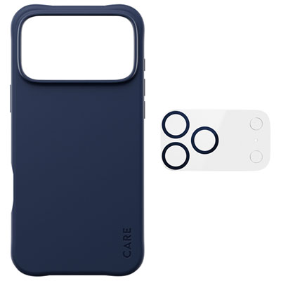 PanzerGlass Care Samba Bundle for iPhone 18 Pro Max - Italian Blue
