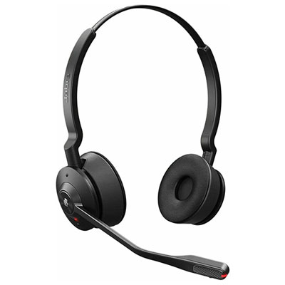 Open Box - Jabra Engage 45 SE On-Ear Wireless Stereo Headset with Microphone - Black (9659-523-125)