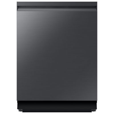 Boîte Ouverte - Lave-Vaisselle Intelligent Samsung De 24 Po Et 38 Db À Commandes Sur Le Dessus Avec Ai Wash Et Troisième Panier (Dw90F89T0Umtaa) - Acier Inoxydable Noir Mat - État Impeccable