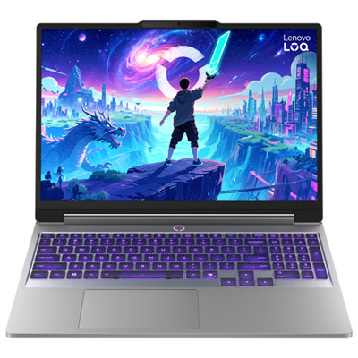 Lenovo LOQ Essential 15.3" Gaming Laptop - Intel Core 5 205H - 8GB DDR5 RAM - 512GB SSD - NVIDIA GeForce RTX 3050 - Windows 11 Home - Luna Grey
