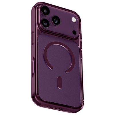 Laut Crystal Fluro Fitted Hard Shell Case for iPhone 18 Pro/17 Pro - Clear Burgundy