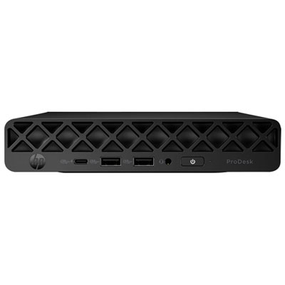 HP ProDesk 4 Mini G1i Desktop PC - Jack Black - Intel Core Ultra 5 235T, 16GB Memory, 256GB SSD, Win 11 - English