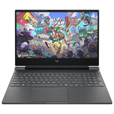 "Open Box - HP Victus 15.6"" 144Hz Gaming Laptop PC - AMD Ryzen 5 8645HS - 8GB DDR5 RAM - 512GB SSD - GeForce RTX 2050 - Windows 11 Home - Mica Silver"