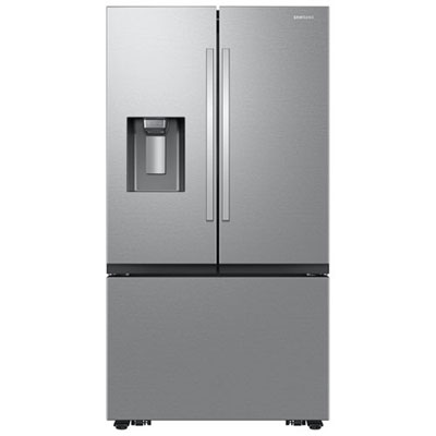"Open Box - Samsung 36"" 30.5 Cu. Ft. French Door Refrigerator with Water & Ice Dispenser (RF32CG5B30SRAA) - Stainless Steel - Scratch & Dent"